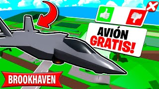 COMO CONSEGUIR GRATIS EL NUEVO AVIÓN DE BROOKHAVEN! - ROBLOX