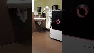 SOMATIC, bathroom cleaning robots #shorts #shortvideo #youtubeshorts #somethinghappened