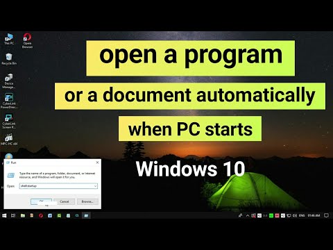 How To Automatically Open A Program Or Document On PC Startup Windows 10 Accessibility