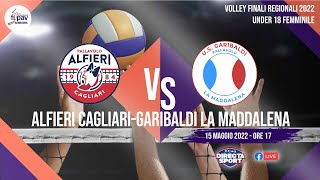 Volley Finali Regionali 2022 Fipav Sardegna U18F- Alfieri Cagliari-Garibaldi La Maddalena (2-3)