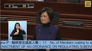 立法會會議 (2018/11/29) - IV.議員議案：研究訂立規管分間樓宇單位的條例 (第一部分)