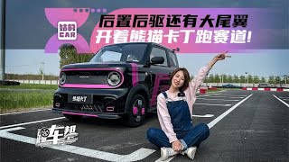 《姑的CAR》后置后驱还有大尾翼，开着熊猫卡丁跑赛道！