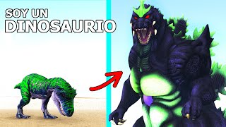 LA HISTORIA DEL PEQUEÑO DINOSAURIO REX SUPER GODZILLA! Evoluciono en Kaiju ARK Soy un Dinosaurio