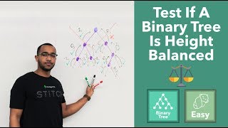Test If A Binary Tree Is Height Balanced ("Balanced Binary Tree" on LeetCode)