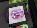 pink kunzite gemstone faceted kunzite stone natural kunzite 73.15 ct