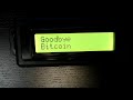 goodbye bitcoin