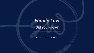 Family Law: Did you know - Lodging an appeal