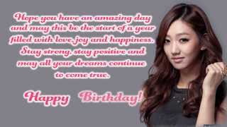 130927 Happy 26th Birthday to EunJi from 9MusesThailand