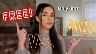 FREE vs. PAID OnlyFans Account | Progress Update, Tips and Tricks, Platforms being Unfair