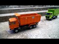 mobil truk hino 500 dan mitsubishi fuso miniatur rc dump truk