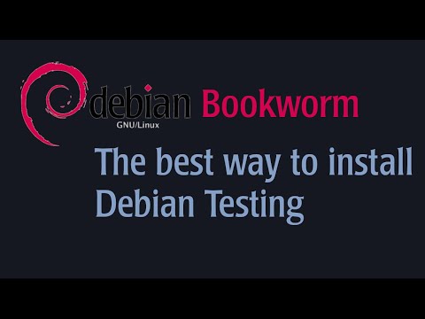 The cleanest way to install Debian tests