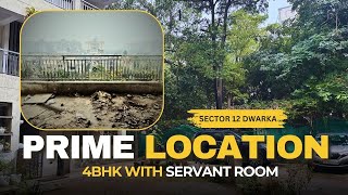 4BHK with Servant Room Dwarka Sector 12 | Shivam Apartment | Prime Location | #4bhkapartment #home