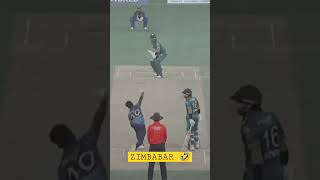 zimbabar azam 🤣 gone for duck vs india #indvspak #t20worldcup #cricket #arshdeepsingh