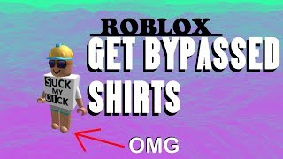 How To Make Bypassed Shirts On Roblox 2018