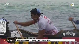 La team OPT de V6 de Va’a remporte la 5 édition de la Air Tahiti