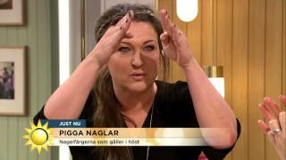 Så piffar du till höstnaglarna - Nyhetsmorgon (TV4)