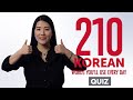 Quiz | 210 Korean Words You'll Use Every Day - Basic Vocabulary #61