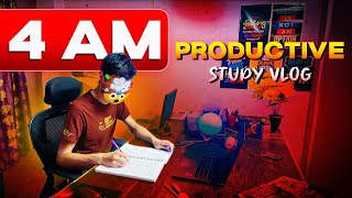 STUDIED TILL 4AM 📚 : STUDY VLOG || Unlocking 4 AM PRODUCTIVITY📝