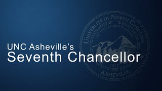 Message from Mary Grant UNC Asheville's Seventh Chancellor