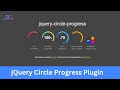 06. jQuery Plugin Tutorial | Circle Progress Bar | Learn with Gsarwar