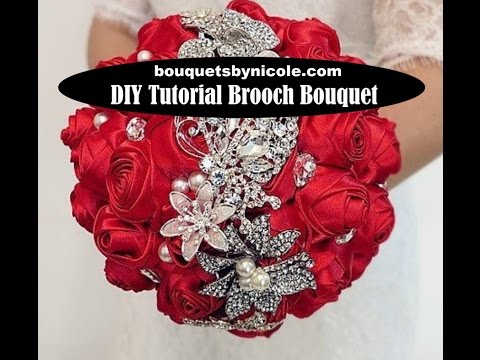 #1 DIY How To Make Your Own Wedding Bridal Brooch Bouquet - Short ...