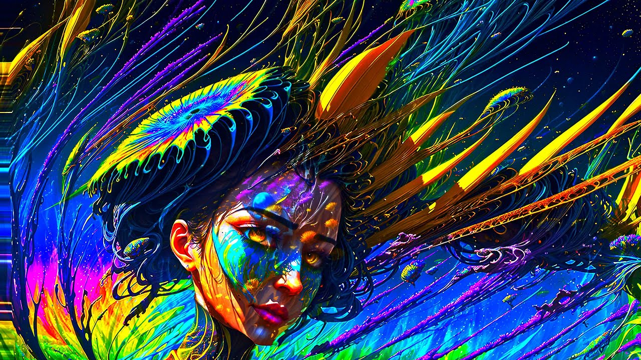 Ai Generated Colorful Illusion Animation Video 4k Ultra Hd Uhd