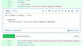Lightning demo: suggest a change