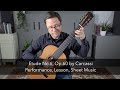 Etude No.6, Op.60 by Carcassi and Lesson for Classical Guitar