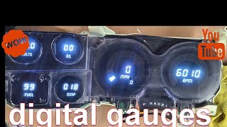 how to install Intellitronix digital gauges in 73-87 chevy .