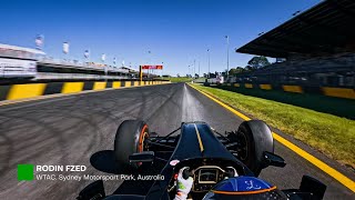 Rodin FZED Fast Lap During Demo Run at WTAC Sydney Motorsport Park, Australia 2024