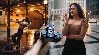 Epic RAIN Portrait Photography in Chicago POV