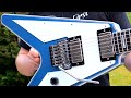 I Got The JUDAS PRIEST V! | 2023 Richie Faulkner Flying V Custom Blue Floyd Rose Review + Demo