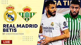 🔴 Real Madrid vs Real Betis Live Match 2022  Score