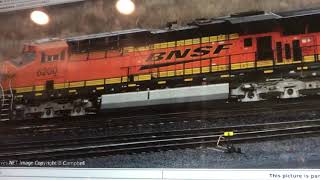 Bnsf 6200 and his horn is broken