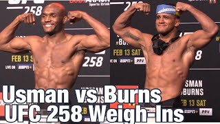 UFC 258 Weigh-Ins: Kamaru Usman vs Gilbert Burns