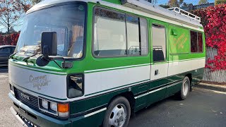 1991 Toyota Coaster Camping Saloon turbo diesel 4.2L 1HD-TU AT 30K only !! RHD JDM