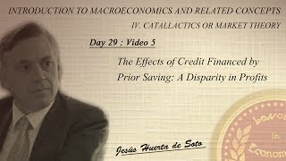 D29:V5 |  The Effects of Credit Financed by Prior Saving: A Disparity in Profits