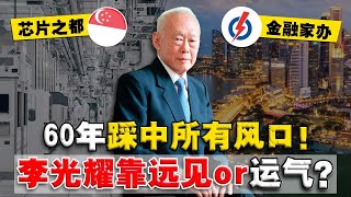 李光耀最后的算盘！他做对了什么？相比台湾/香港，为什么只有新加坡，能踩中所有风口？