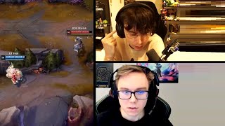 CAEDREL SUSPECTS THAT SOMEBODY ELSE PLAYING ON THEBAUSFFS ACCOUNT ON SCRIMS | LOL MOMENTS