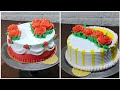 2 beautiful cake decoration | pineapple flavour cake | Amazing cake decorating ideas