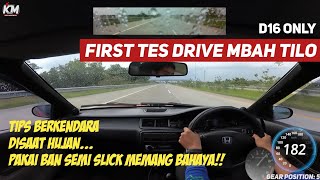 Honda Civic Estilo : FIRST TES DRIVE | BAHAYA BAN SEMI SLICK DISAAT HUJAN