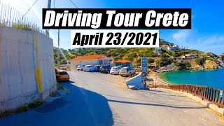 Driving From Heraklion To Agia Pelagia, Crete Greece