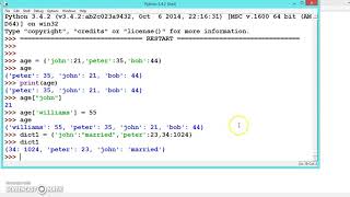 033 Learn python and ruby programming:- Dictionaries