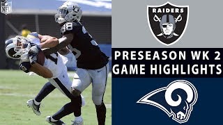Raiders vs. Rams Highlights | NFL 2018 Preseason Week 2