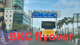 बांद्रा से चेम्बूर जाने के लिए BKC flyover ब्रिज) (थाना) (वाशी )work test जानकारी    (Mumbai)......