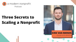 Three Secrets to Scaling a Nonprofit