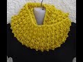 CROCHET INFINITY SCARF NR.2 *EASY ONE ROW REPEAT PATTERN *