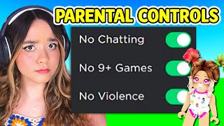 Playing ROBLOX, But On PARENTAL CONTROLS..