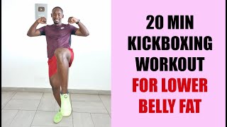 20 Minute Kickboxing Workout for Lower Belly Fat
