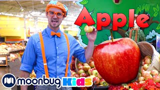 Blippi Visits an Apple Fruit Factory | Kids TV Shows - Full Episodes |For Kids | Fun Anime | Moonbug